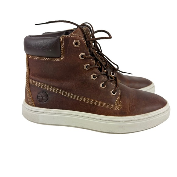 Timberland Brown Leather Londyn 6" Lace Up Ankle Boots Sneakers - Picture 1 of 5